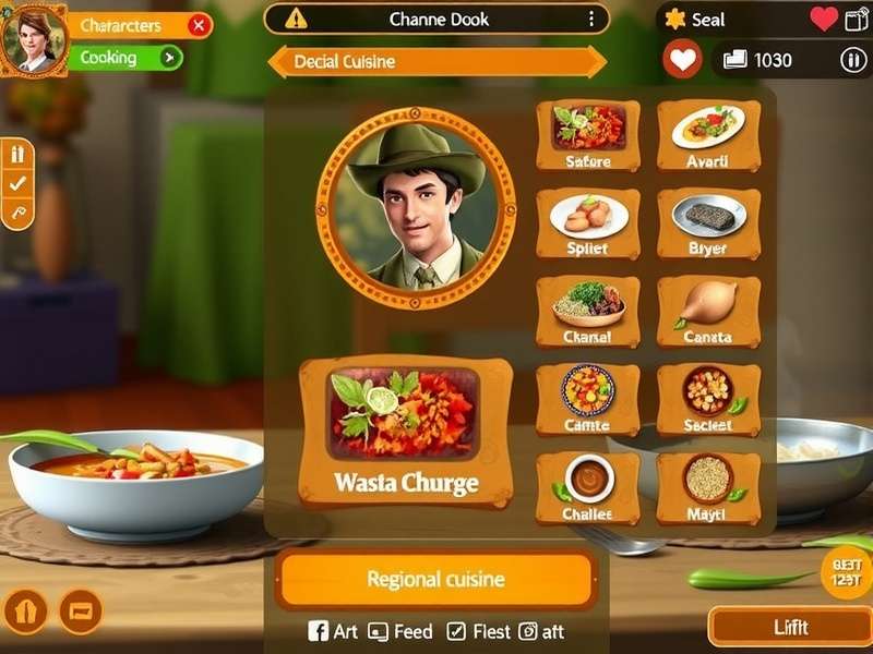 Curry Magic Journey character selection screen